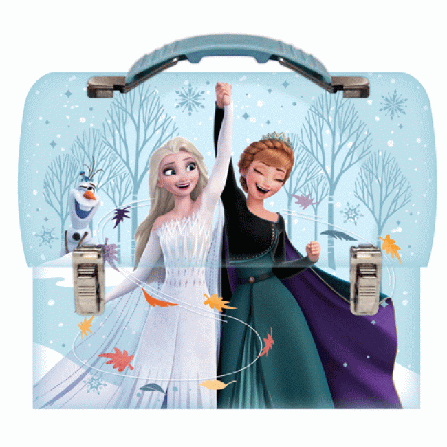 FROZEN สมุดภาพระบายสีแสนสวย Two Sisters ONE HEART + กระเป๋ากล่องเหล็ก